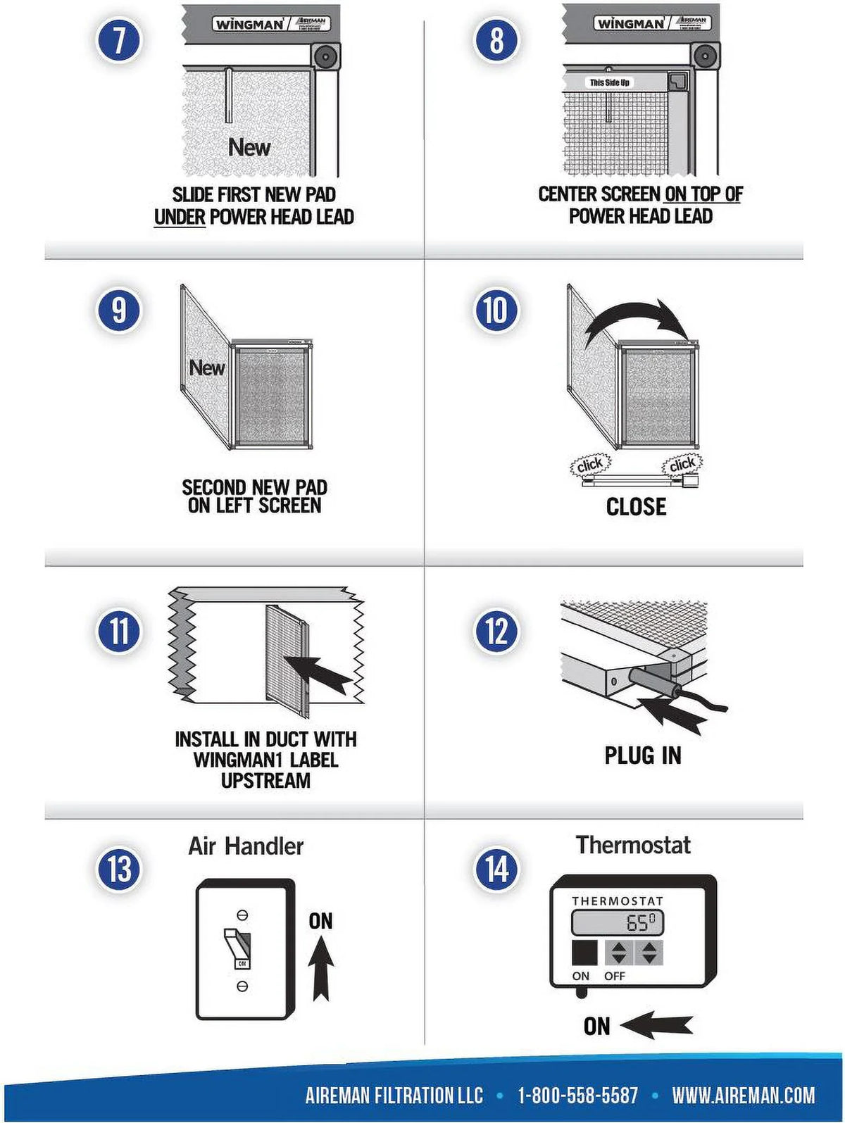 Furnace Changes Replacement Filter - Pads 4 AC Electronic Supply Year 16x24x1 - Air Wingman1