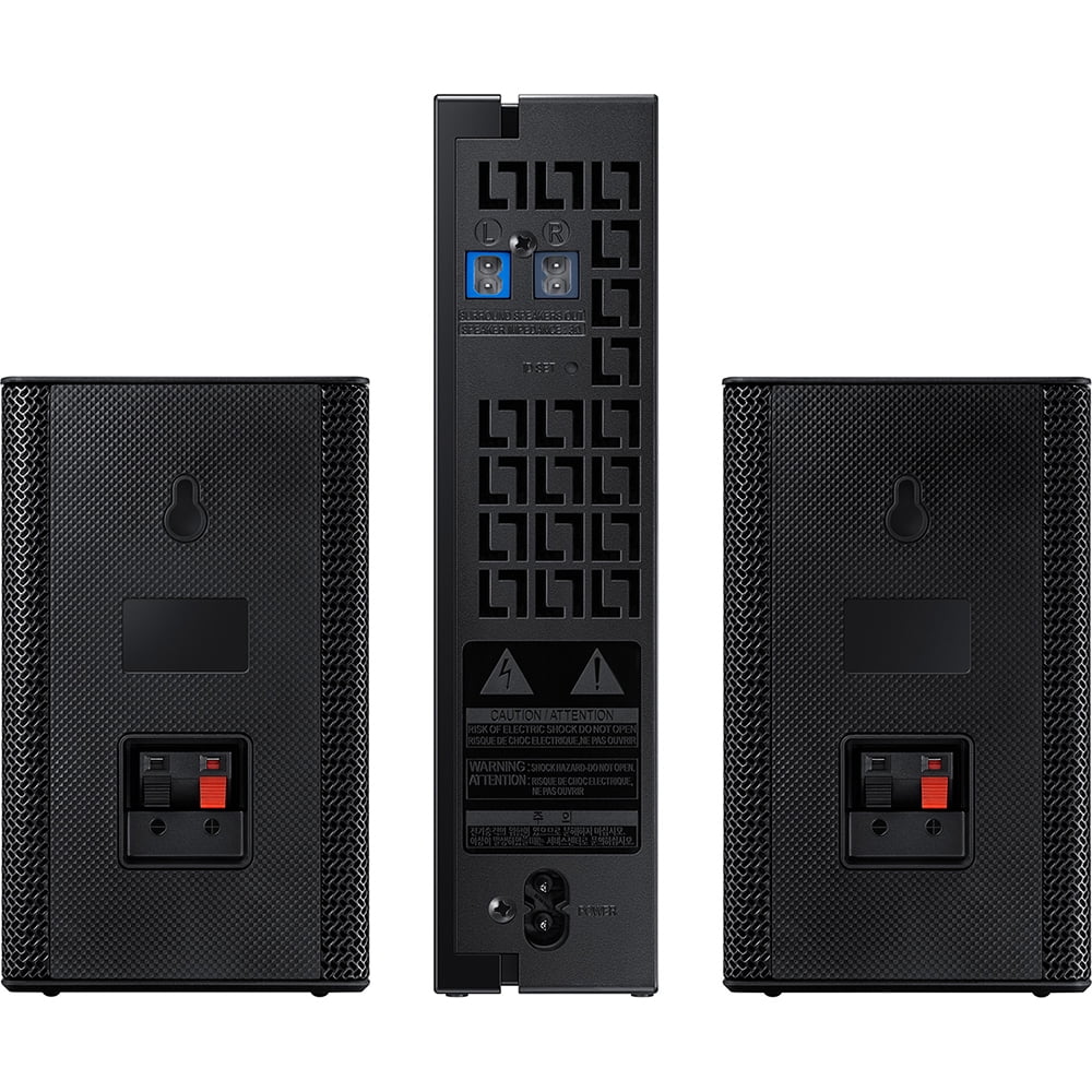 Wireless of Shelf Kit Pack Soundbar Wall Samsung SWA-9100S Rear Expansion Stands 3 Theater Surround Bundle Deco Home Sound Speaker Mount 2.0ch SWA-9100S/ZA for Gear with