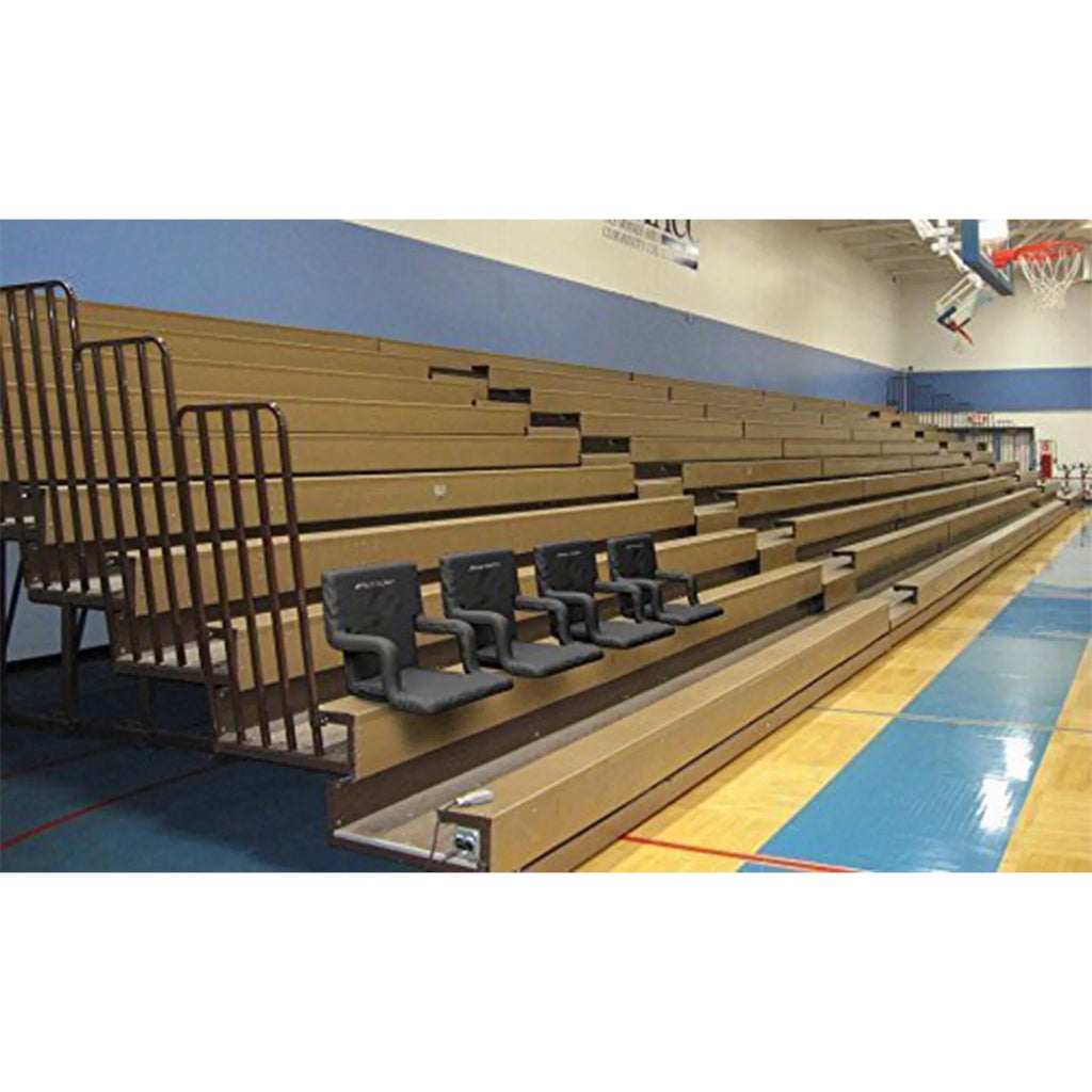 Padded Support, Straps 6 Pack- with Reclining Home-Complete Cushions Carry Portable Chair, Positions 2 By Back Seat and Stadium Bleacher Armrests,