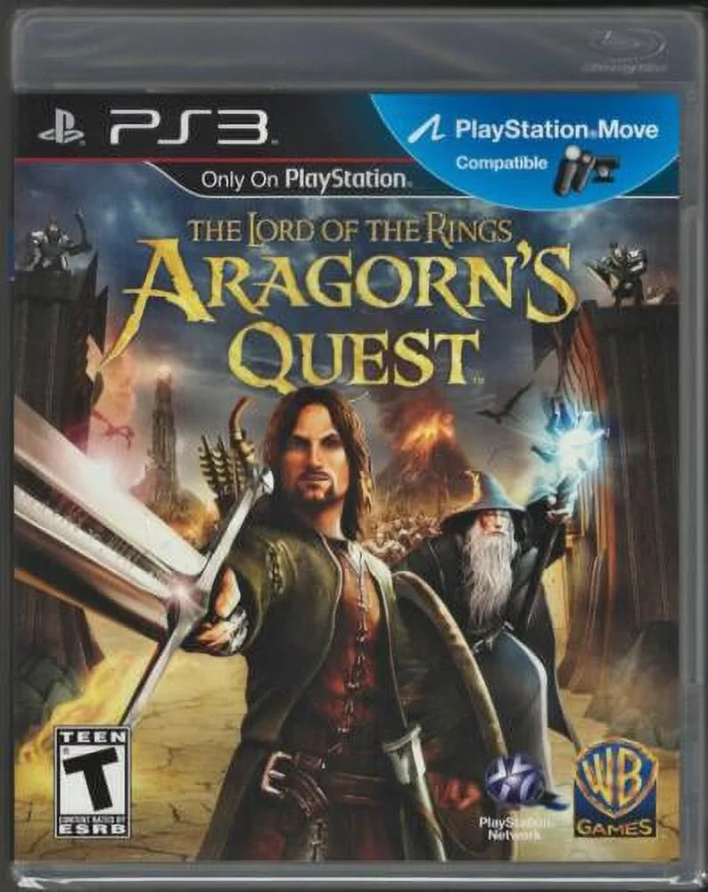 PS3 (Brand of Version) New the Pl Rings: Factory Sealed Aragorn''s Quest Lord US