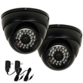 Angle VideoSecu Camera inch IR 1/3 Night SONY Day Lens 600TVL Built-in CCD 2 Pack 3.6mm Supply bwi Power Effio Security with Wide 2