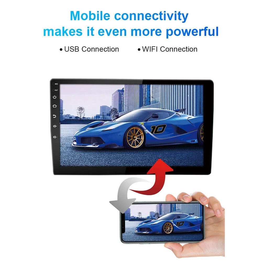 Android WiFi, Navi Display Stereo GPS - 10.1" Jeep - Compass Car MP5 Reverse Kydely Camera Bluetooth, Player Patriot 11,