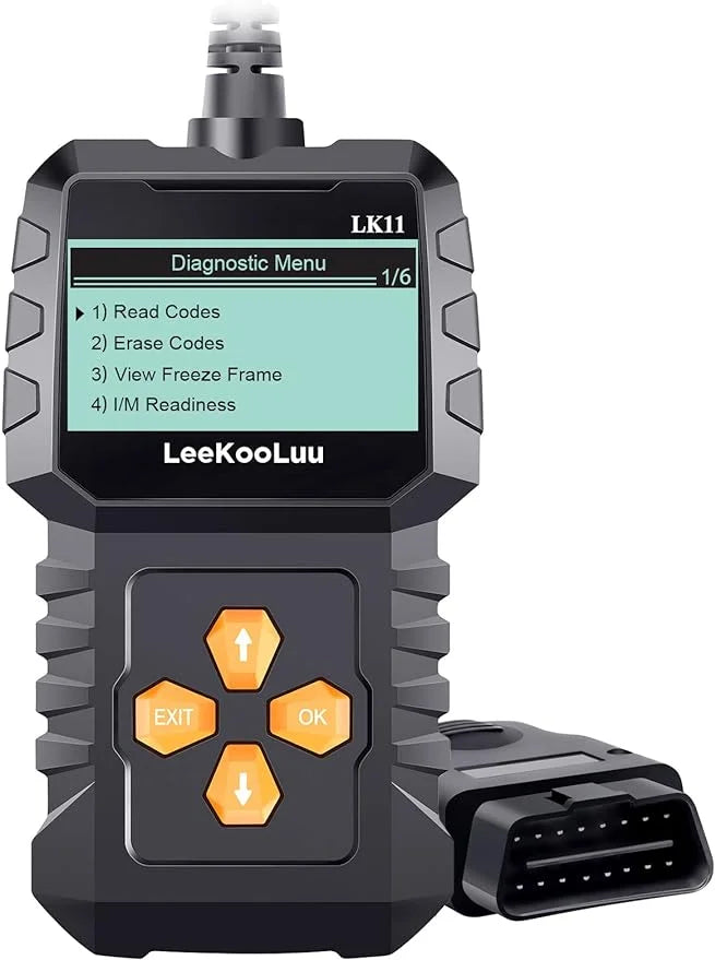 Play 1996 Freeze Code - Clear Cars Reader Readiness Professional LK11 Diagnostic for Since Reset Alert Scan Easy Setup and OBD2 Code LeeKooLuu to Plug Frame/I/M - Scanner Use Engine with