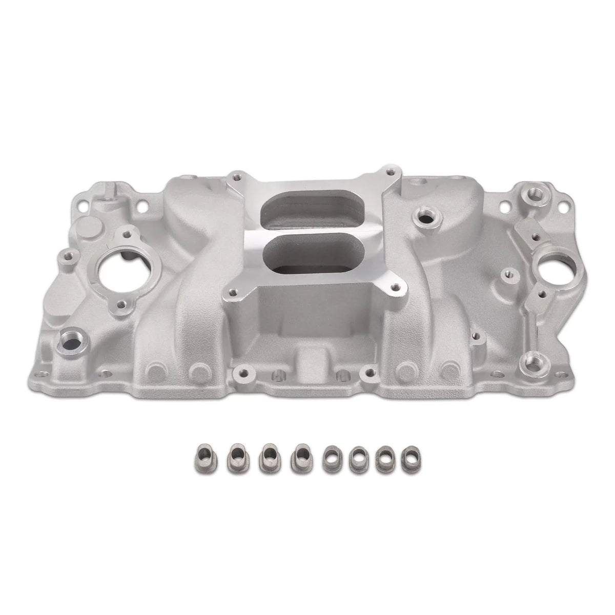 400 Plane Small Aluminum 350 305 Block Chevy 327 Intake Manifold FGJQEFG SBC Dual 1957-1986