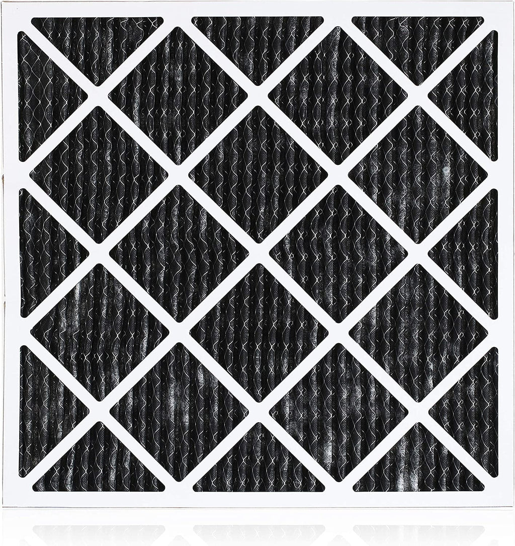 Carbon Filterbuy Furnace Pleated Odor AC MERV 8 Filters HVAC with Activated Eliminator (1-Pack) 20x23x1 Air