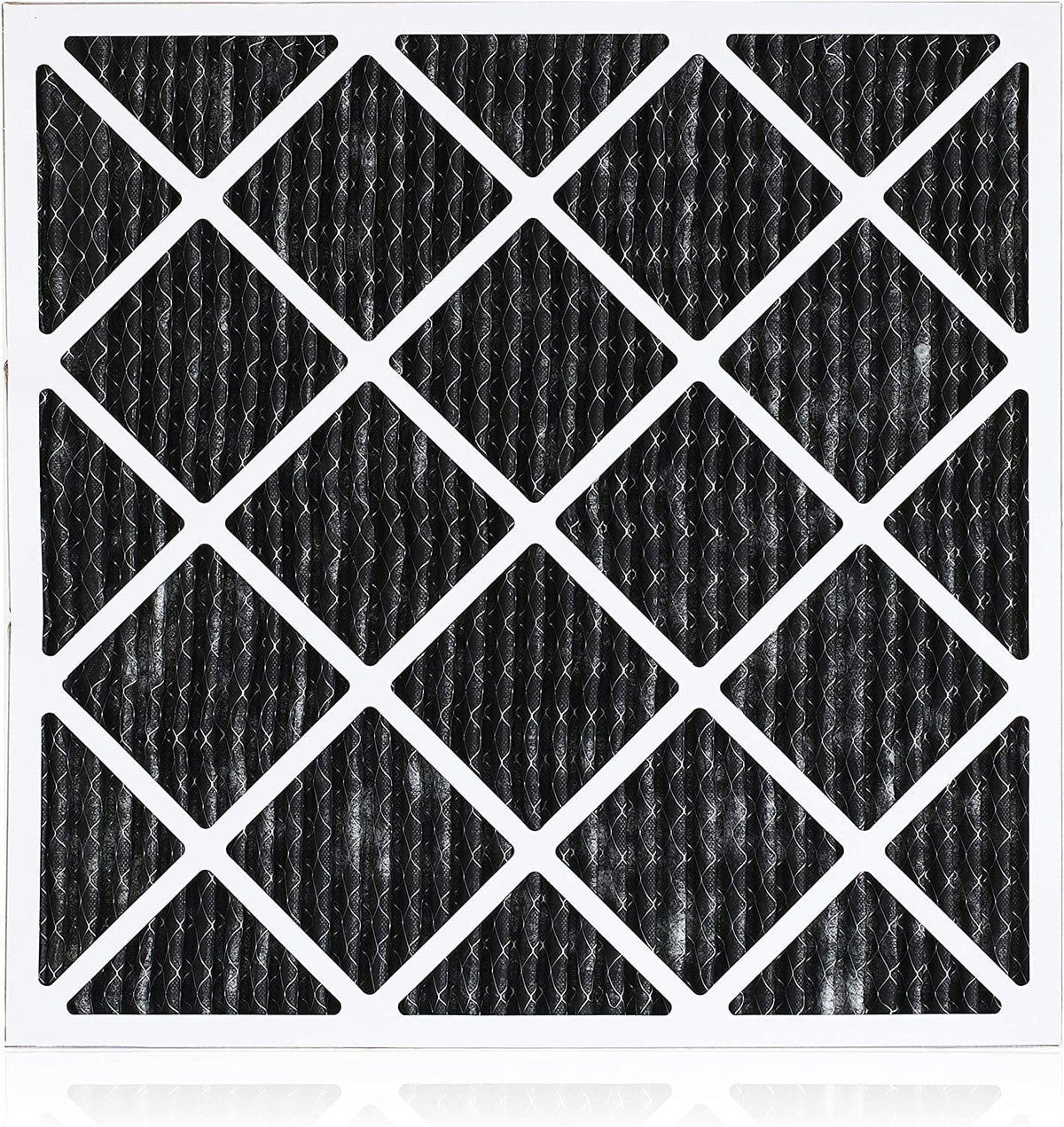 Carbon Filterbuy Furnace Pleated Odor AC MERV 8 Filters HVAC with Activated Eliminator (1-Pack) 20x23x1 Air