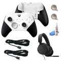 Headset Wireless with & Xbox Xbox Cleaning Kit 2 Series Elite -White Controller