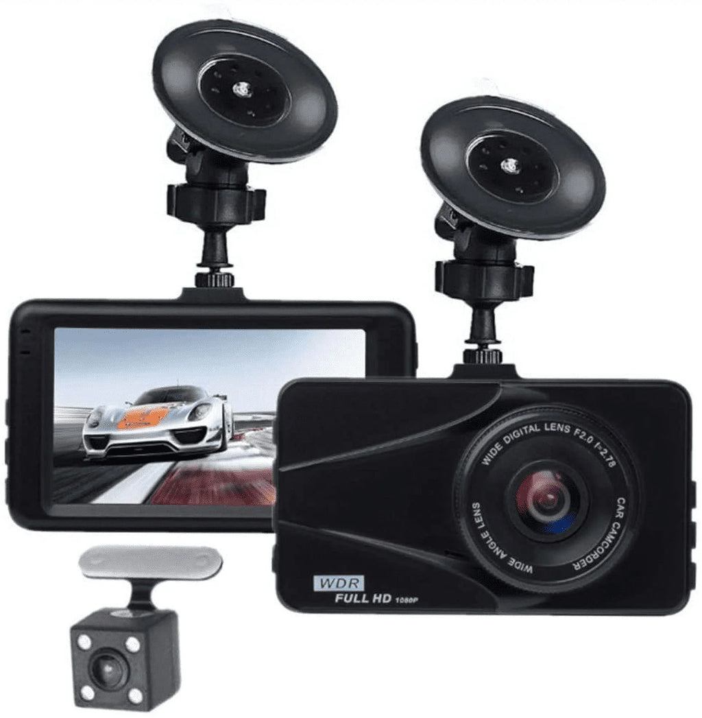 Dash DVR T670 Detection WDR, For Screen Full Angle, 3" Motion HD Travel Loop Cam 170° Plus Video Images Dual Mercury Recording Wide Excellent LCD G-Sensor, Recorder