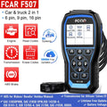 ABS Scanner Scanner Scan fit All OBD2 Tool Mack FCAR Transmission System Duty for Diesel Freightliner Heavy System All Reader Code F507 Volvo Heavy Truck