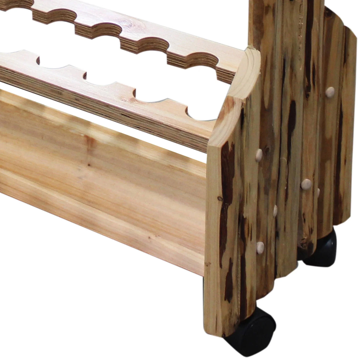 Rush Rolling Rack Double Sided Storage 16 Fishing Rod Creek Creations