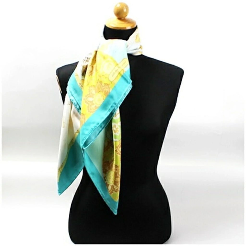Women's Salvatore (Like Silk Ferragamo Scarf Tapestry Muffler Pre-Owned New)