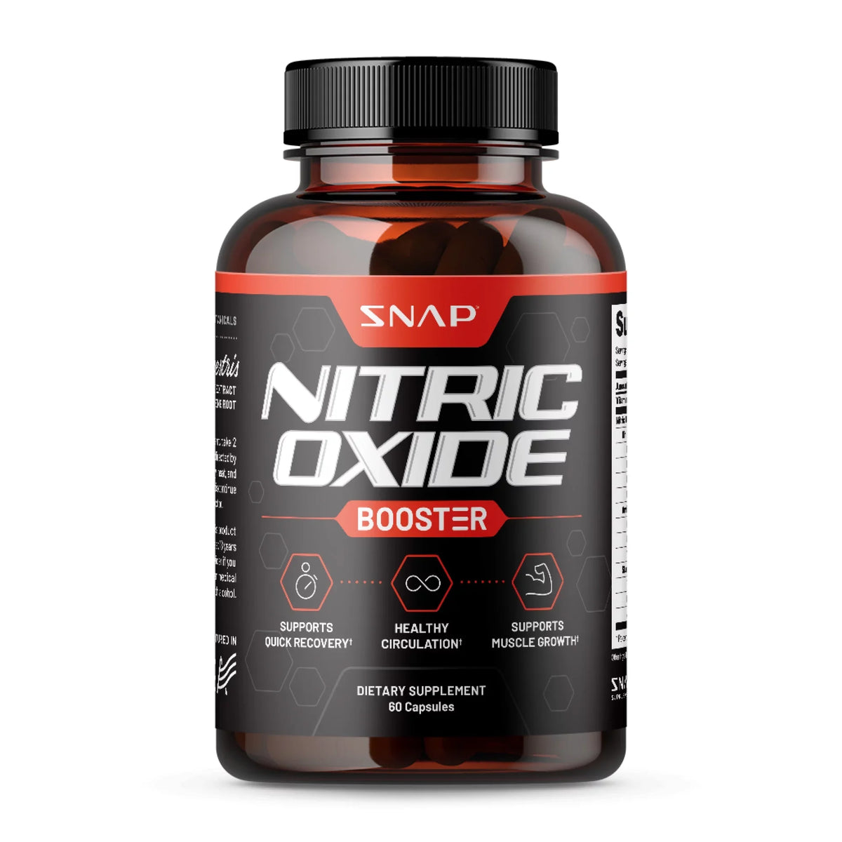 Snap + 90 60 Booster Bundle, Capsules Heart Supplement Health and Oxide Nitric Supplements