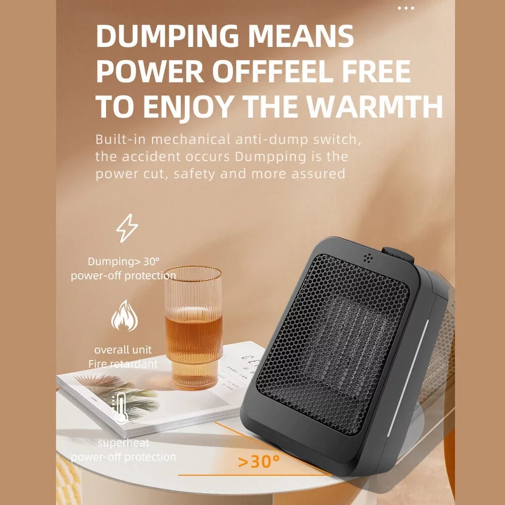 '- Space - Black JahyShow Keep Home Thermostat, Heater Modes 3 - Heater Anywhere Adjustable Portable and Warm Office