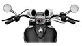 (2) Aluminum Speaker 4" Pods Swivel MAC40B Motorcycle Handlebar Rockville Chrome