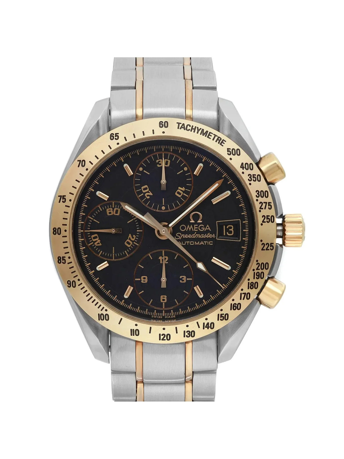 Men Speedmaster 3313.50.00 Omega Automatic 39 Watch Gold Steel (Good) Pre-owned