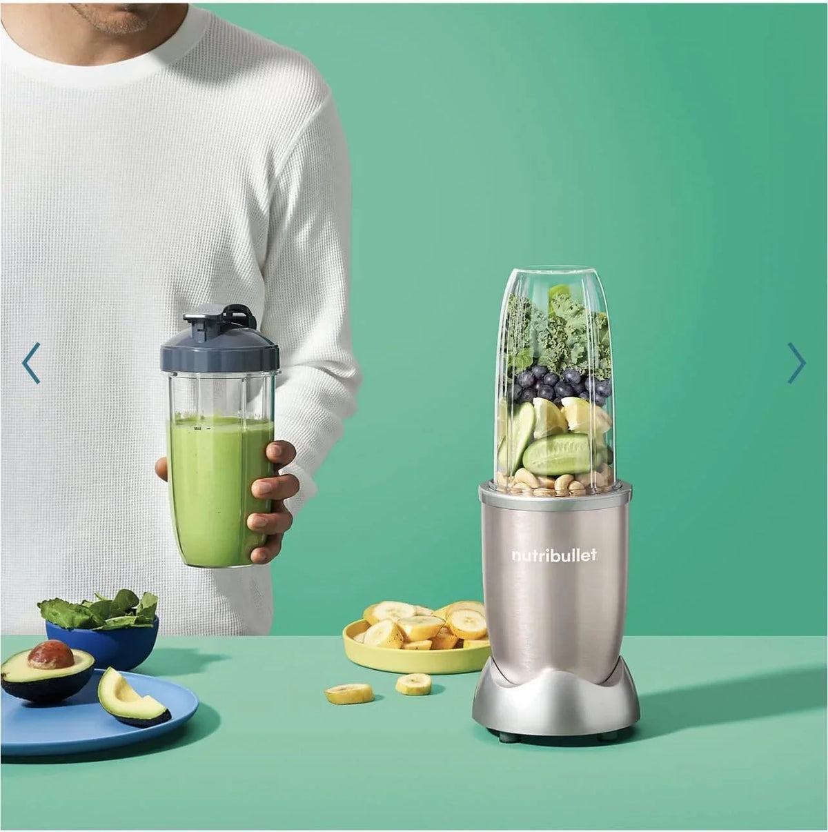 '- nutribullet® oz. Personal Pro Champagne 32 Blender Watt 900