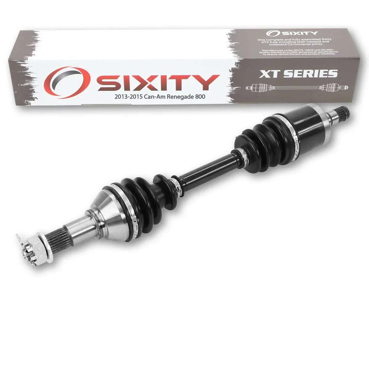 XT Renegade - 4X4 Left 800 XXC compatible Can-Am with 2013-2015 Axle STD EFI Front Sixity