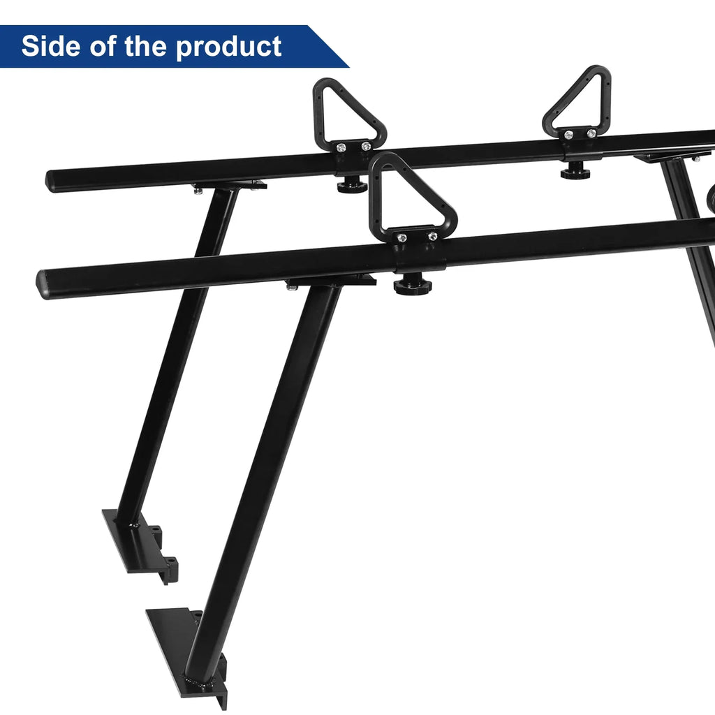 Surfboard Universal (No-Drilling Cargo 1,000lbs Truck Capacity Required) Bed Pickup BoardRoad Lumber Ladder Ladder Black Racks, Aluminum Truck for Racks Kayak