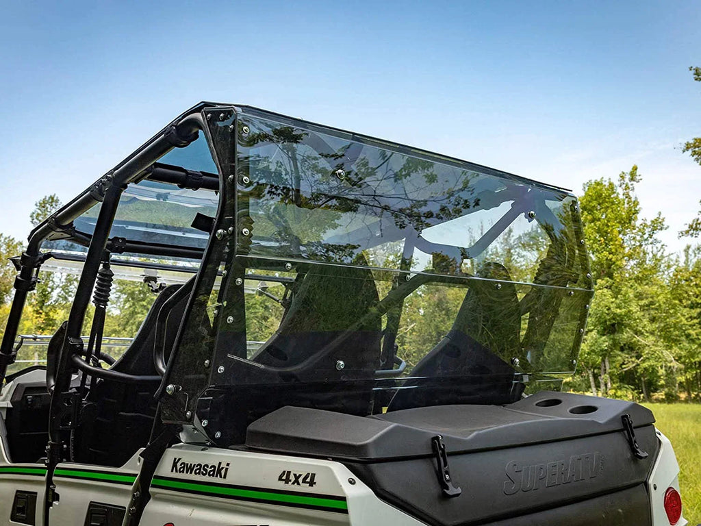Debris USA! You Glass Thick / Tinted 4 Than 2014+ in Kawasaki S Flying Teryx From 250x 2021+ Stronger for Heavy 800 Polycarbonate Teryx Lightly Rear SuperATV Windshield Protects 4 Made 1/4" Duty