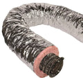Grey Silver Flexible Duct Flex or 25' 14" Insulated QuietFlex R6