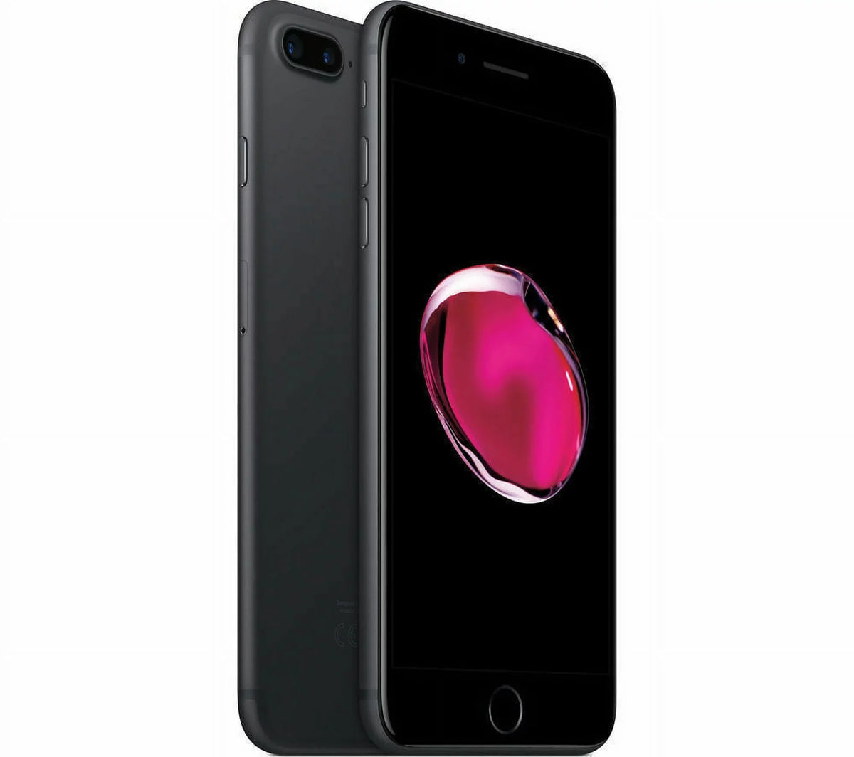 128GB Unlocked) (Used A+) Black (Fully Apple iPhone Matte 7 - A1661 Plus