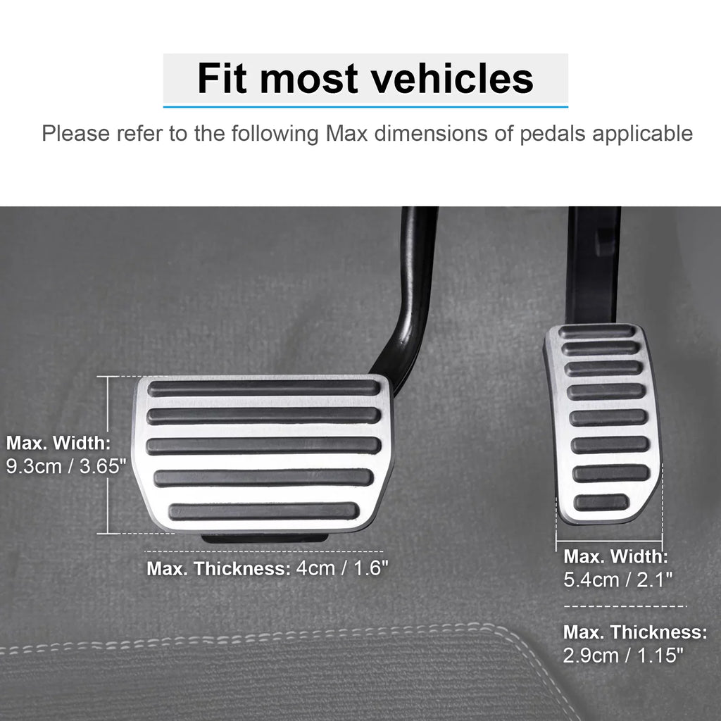 Adjustable Driving Short and People Pedal Black for Drivers Cars Brake Angle, Length Gas Extenders and DriFeez