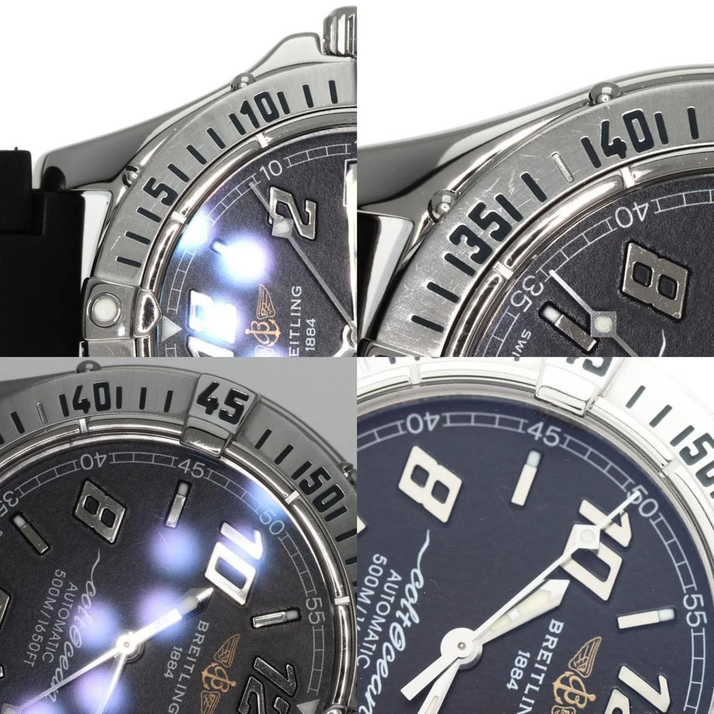 O'Shearn Watch Men's Colt BREITLING Steel/Rubber Pre-Owned A17350 Stainless (Good)