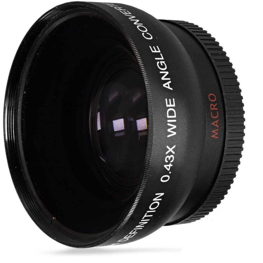 Panasonic Kit & Size Wide Set DMC-G7H Angle Lens Compatible) Lumix Hi-Def 2-Pc For (58mm Lens Telephoto