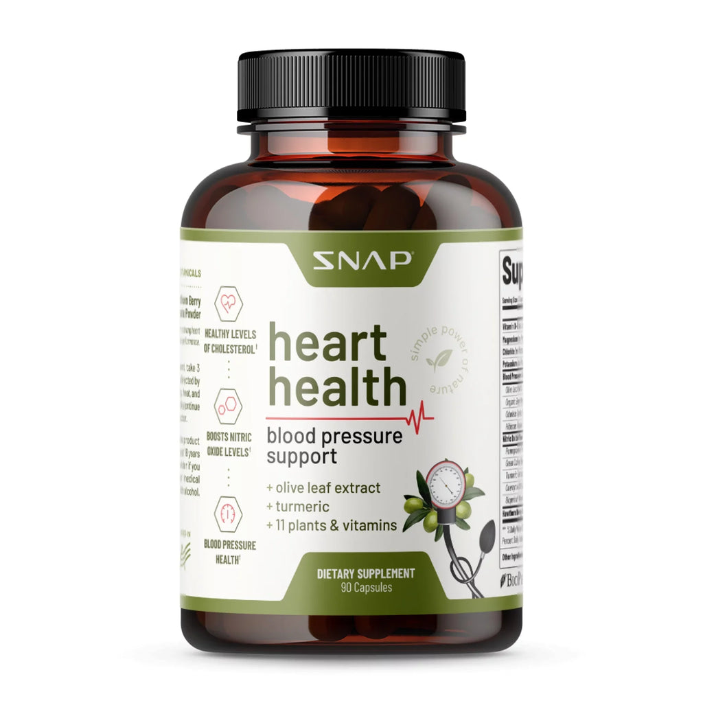 Snap + 90 60 Booster Bundle, Capsules Heart Supplement Health and Oxide Nitric Supplements